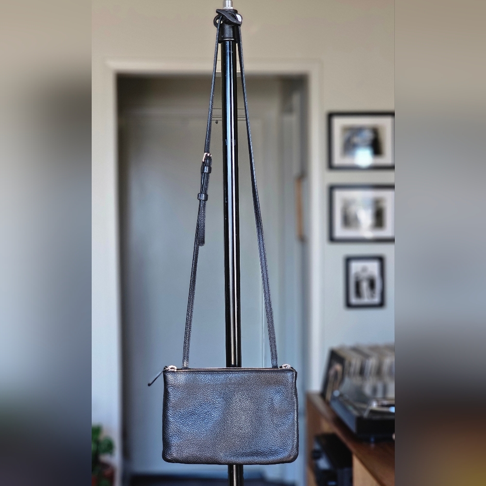 Coccinelle Pebbled Leather Crossbody Bag